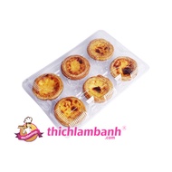 10 Egg tart boxes with 6 cakes FJ-360