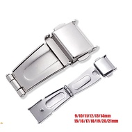 9mm-21mm metal button watch strap buckle watch accessories