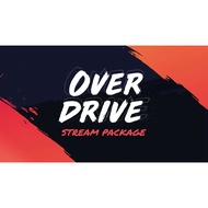 Overdrive stream Overlay / Screen Theme / Widget Theme (STREAMLABS OBS / OBS Studio)