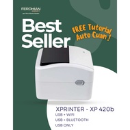 X-Printer Barcode 420B Type (USB, BT, WIFI) - X-Printer Print Receipt 100% Quality Xprinter Thermal 