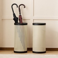 Rattan Storage B & B Style Household Stand Japanese Minimalist Umbrella Umbrella Bucket Imitation Cr