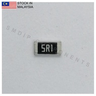 10PCS Taiwan-Grade 5.1R ±5%, 1206 SMD Resistor (5R1)