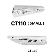 MODENAS CT110 CT 110 MUFFLER PROTECTOR EXHAUST COVER CHROME PER SET