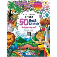 COLORING SHEET: 50 BEST SKETCH ASSYABIYAART