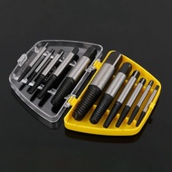 TAP BALIK SET / TAP BAUT PATAH SCREW EXTRACTOR 5PCS - Tap Balik Baut Patah Set / Tap Balik Buat Cabu
