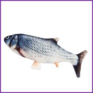 Flopping Fish Toy Rechargeable Moving Fish Toy Simulation Wagging Fish Interactive Toy Soft Fish Pat