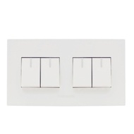 Panasonic white minimalist switch switch 4gang 4 switch 4 gang inbow