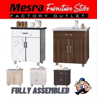 2 Door+1 Drawer KITCHEN Cabinet 3Ft / Low Cabinet / Almari Dapur (Fully Assembled)