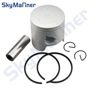 6K5-11636-03 Piston Kit 72.5MM 6K5-11601-22-00 piston ring For yamah outboard 2T 60HP 6K5-11601-22 6