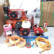 HONDA GP160 Kompresor Steam Bensin Cuci Motor Mobil+Tabung Salju+Tambal Ban  Siap Pakai