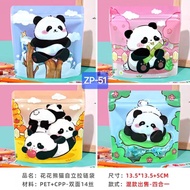ZP-51 Plastic Food Packaging Ziplock Bag Plastic Clip Mix Panda Motif | Plastic Packaging