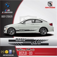 BMW 2 SERIES CAR BODY STICKER SET BS2LB - 03