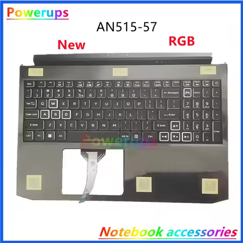 New Laptop/Notebook US RGB Backlight Keyboard Palmrest Shell/Cover/Case For Acer Nitro 5 AN515-57 20