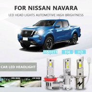 FOR NISSAN Navara Car LED Headlight H3 H4 H8 H11 Super bright LED car headlights