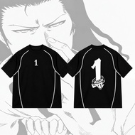 T-shirt boxy Anime bleach coyote starrk Black Streetwear
