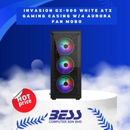 INVASION GX-900 WHITE ATX GAMING CASING W_4  AURORA FAN MOBO