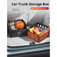 Car Leather Trunk Storage Box Tailbox Storage Bag For DS DS3 DS4 DS5 DS6 DS7 DS9