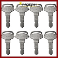 ORORFILL 8Pcs Ignition Keys, Metal Silver Key, Car Assessories Parts Assessories For Car