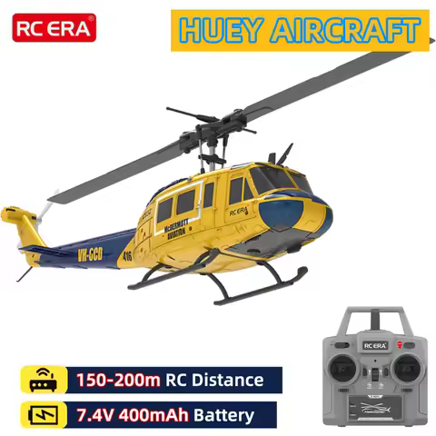 RC ERA RC Helicopter C032 1:48 Huey Helicopter UH-1 6-axis Gyro 6CH 3D Brushless Aircraft