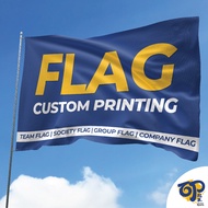 Custom Flag Printing | Cetak Bendera | Company Flag | Team Flag | Society Flag | Group Flag | Countr