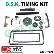 O.S.K. 100% Made In Japan Timing Chain Kit Set for Mitsubishi Pajero LO47 L047 2.6 Petrol 1985-1999 