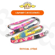 GANTUNGAN Surfer Girl Tropical Timeless Lanyard | Nametag Hanger | Mobile phone hanger | Aesthetic l