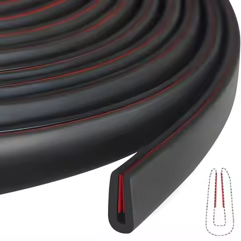 New U-Shape Edge Protector Strip Trim 3 Meters Rubber Edge Trim Strip Waterproof Edge Protector