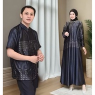 JUNE 21~Couple Dress Gamis Silk Premium Delisa Latest Party Invitation Motif