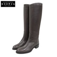 รองเท้าบูทยาวหนังแท้รุ่น Jockey จาก Sartre สีเทาเข้ม สำหรับผู้หญิง ไซส์ 37 (ยังไม่เคยใช้งาน) รหัส SR