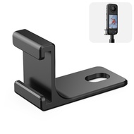 For Insta360 X5 / X4 / X3 / One X2 PULUZ Selfie Stick Cold Shoe Extension Bracket (Black)