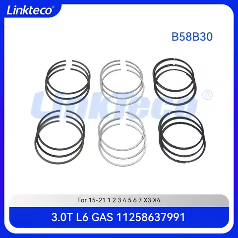 Engine part STD 82mm Piston ring set Fit 3.0 T L6 GAS B58B30 For 15-21 3.0T M140i M240i 340i 440i 54
