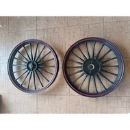 18 leg YAMAHA ss1 ss2 sstwo srx110 Y110 Y110SS SS110 Y 110 SS SPORT RIM 1.40/1.60x17 black hitam