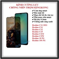 KINGKONG anti-peeping tempered glass for Realme C11 2021 Realme C12 C15 C21Y C25Y Realme 10 5G Realm