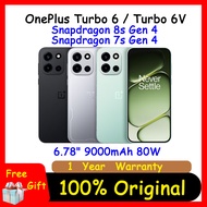 Oneplus Turbo 6 Snapdragon 8s Gen 4 / Oneplus Turbo 6V Snapdragon 7s Gen 4 | 6.78inch 165Hz / 144Hz 