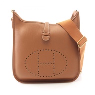 【二手】愛馬仕 HERMES Evelyne 3 Trois PM 金色肩背包 其他 Evelyne 3PM 金色 女士 二手 A