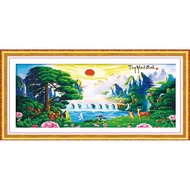 ABC 3D Stone Nail Painting Tung Nghenh Guest 1 H789 (CUSTOMER SELF-ATTACHED) Size: 151X63CM
