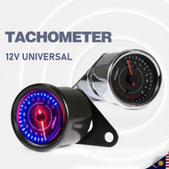UNIVERSAL RPM METER 12V MOTORCYCLE TACHOMETER SPEEDOMETER METER LED BACKLIGHT 13K RPM SHIFT RPM METE