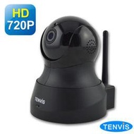 【EC數位】TENVIS TH-661 HD無線網路攝影機 (黑色) WDR廣域動態視角&amp;3D-DNR降雜訊