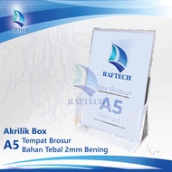 Acrylic/shelf/premium A5 Acrylic Brochure Holder/Brochure Box