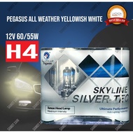 🔥Clear Stock🔥 1pair Headlight SKYLINE SILVER-TEC H11, H7, H4 55W