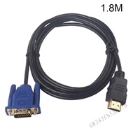 1.8/3/5/10M Màu Xanh HDTV HDMI Sang VGA HD15 Nam Các