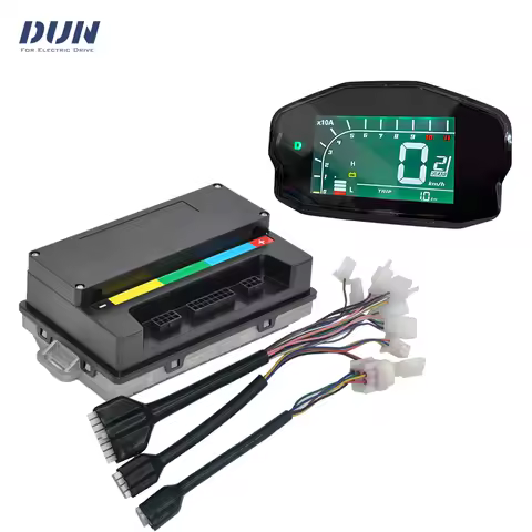 Votol EM50 48V 60V 72V 1000W 1500W Sine Wave PMSM Controller EM50S with DKD YXT Display For QS90 Mid
