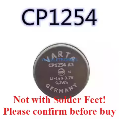 1-2pcs New CP1254 A3 60mAh 3.7V Bluetooth TWS Headphone Battery CP1254 A3 WF-1000X WF-1000XM3 WF-100