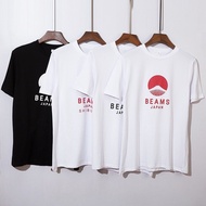 BEAMS x JAPAN T-shirt Bull Head Mount Fuji Print Short Sleeve T-shirt