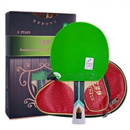 729เดิมมิตรภาพกษัตริย์6นาฬิการูปดาวใหม่เอี่ยมไม้เทนนิสข้ามสีเขียวยางเหนียวปิงปองค้างคาวไม้5อัน