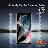Samsung S23 + / S23 Ultra / S22 + / S21 Ultra / S21 + / S21 / S20 Ultra / S20 + Butterfly 360 Hydrog