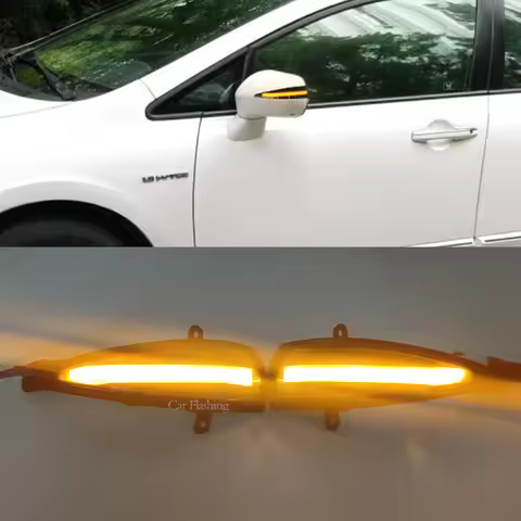 Dynamic Blinker LED Turn Signal Light Indicator Side Mirror Lamp For Honda Civic 8th MK8 Hatchback 3