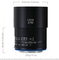【中野】Zeiss 蔡司 Loxia 50mm F2 定焦 鏡頭 SONY E公司貨