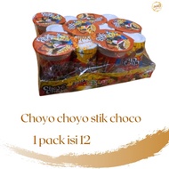 Choyo Choyo Choco Sticks 1 pack contains 12