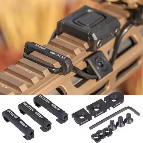 3Pcs/set Tactical Arson Machine Cable Management WireGuide System For SureFire M300 M600 PEQ Flashli